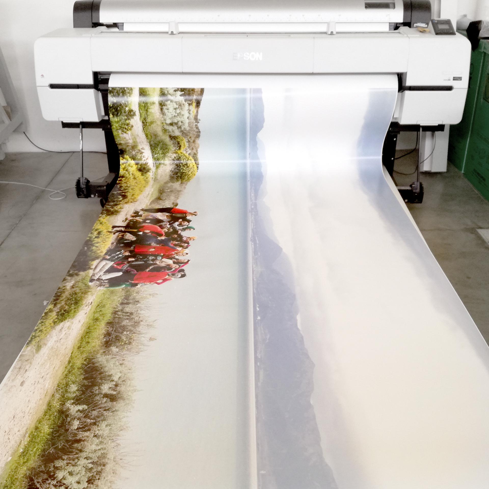 Ecco come nasce una stampa fine art di grandissimo formato.
